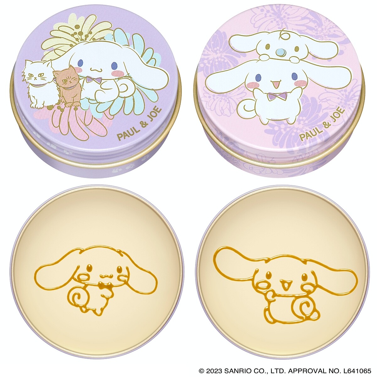 Paul & Joe大耳狗好朋友限量護唇膏((左起為)西洋菊花園、薰衣草甸)12g，NT600