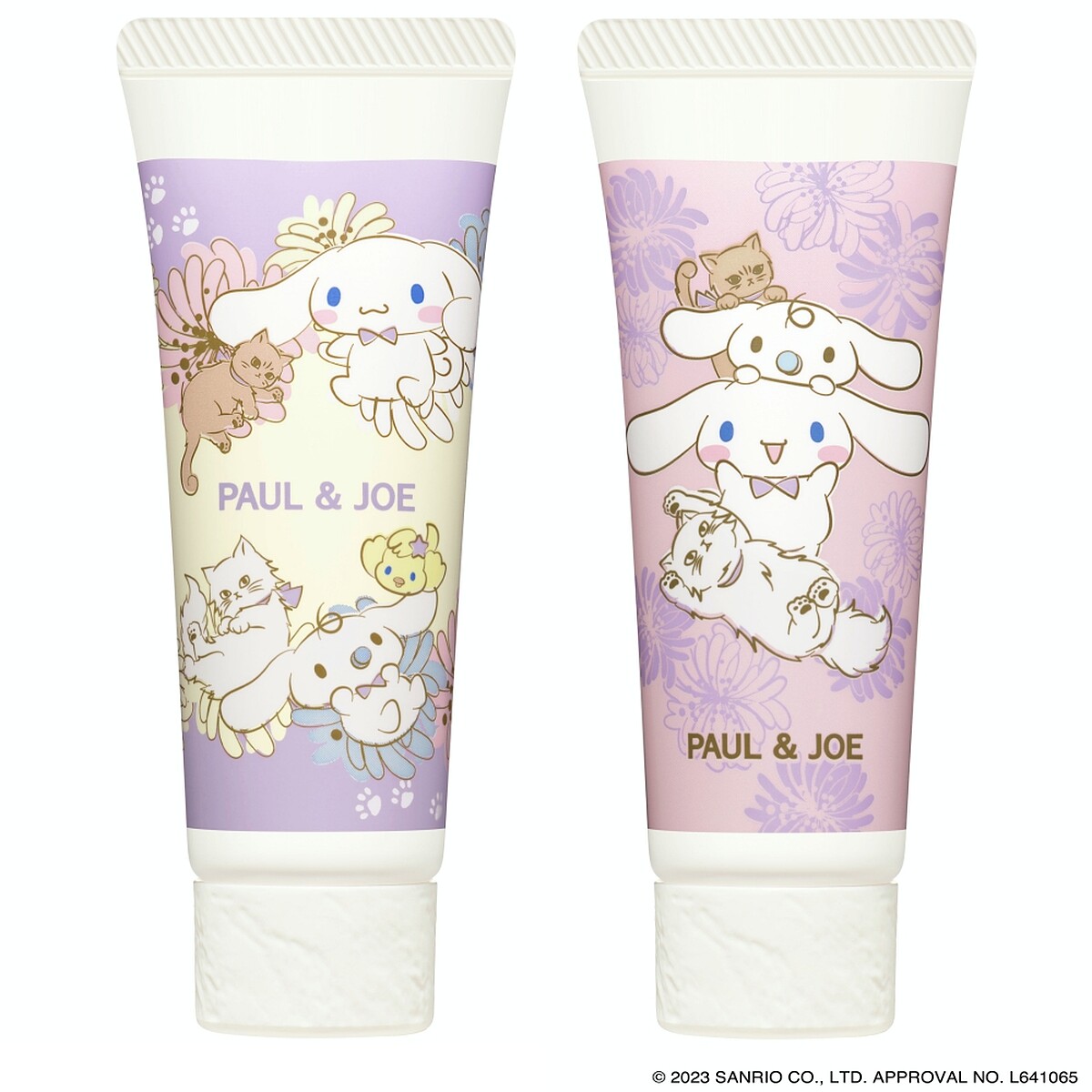 Paul & Joe大耳狗好朋友限量護手霜((左起為)西洋菊花園、薰衣草甸)40g，NT500