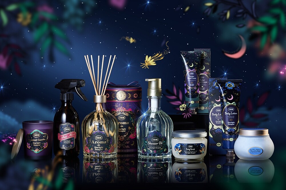 SABON 2023聖誕星熠幻境系列主形象圖。
