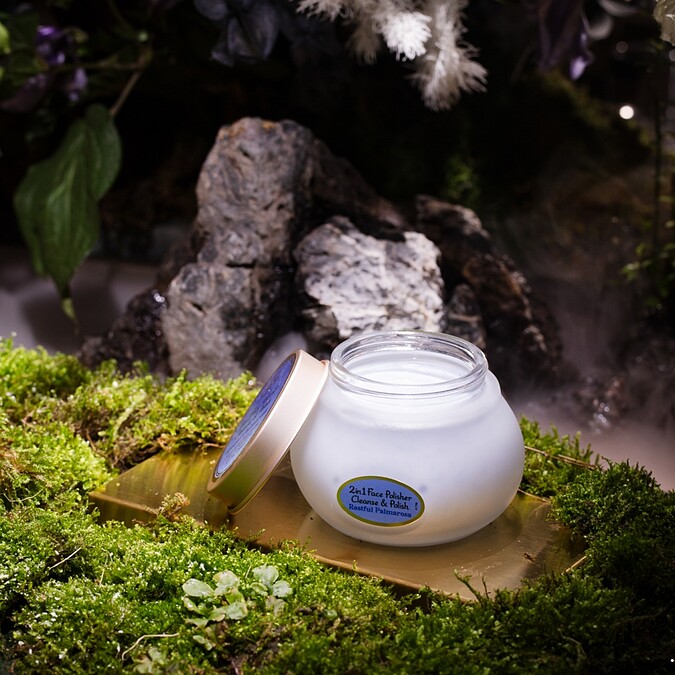 SABON 2023聖誕二合一臉部純淨磨砂膏-月見玫瑰草(罐裝),NT1,680