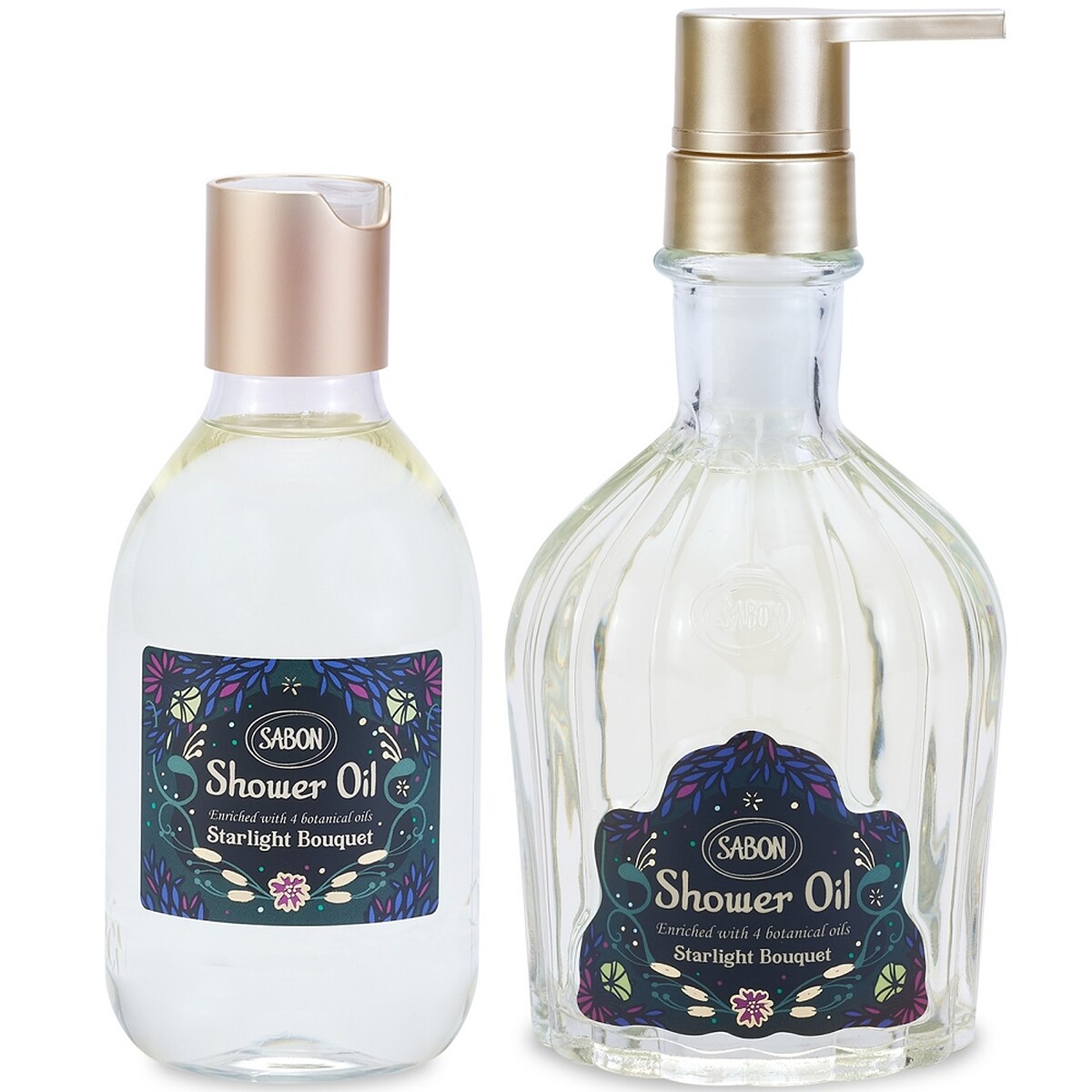 SABON 2023聖誕星熠幻境沐浴油300ml(PET瓶)，NT1,080、450ml，NT1,280