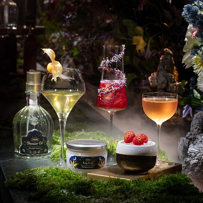 SABON X Nadarrach.Official星熠幻境聯名調酒。