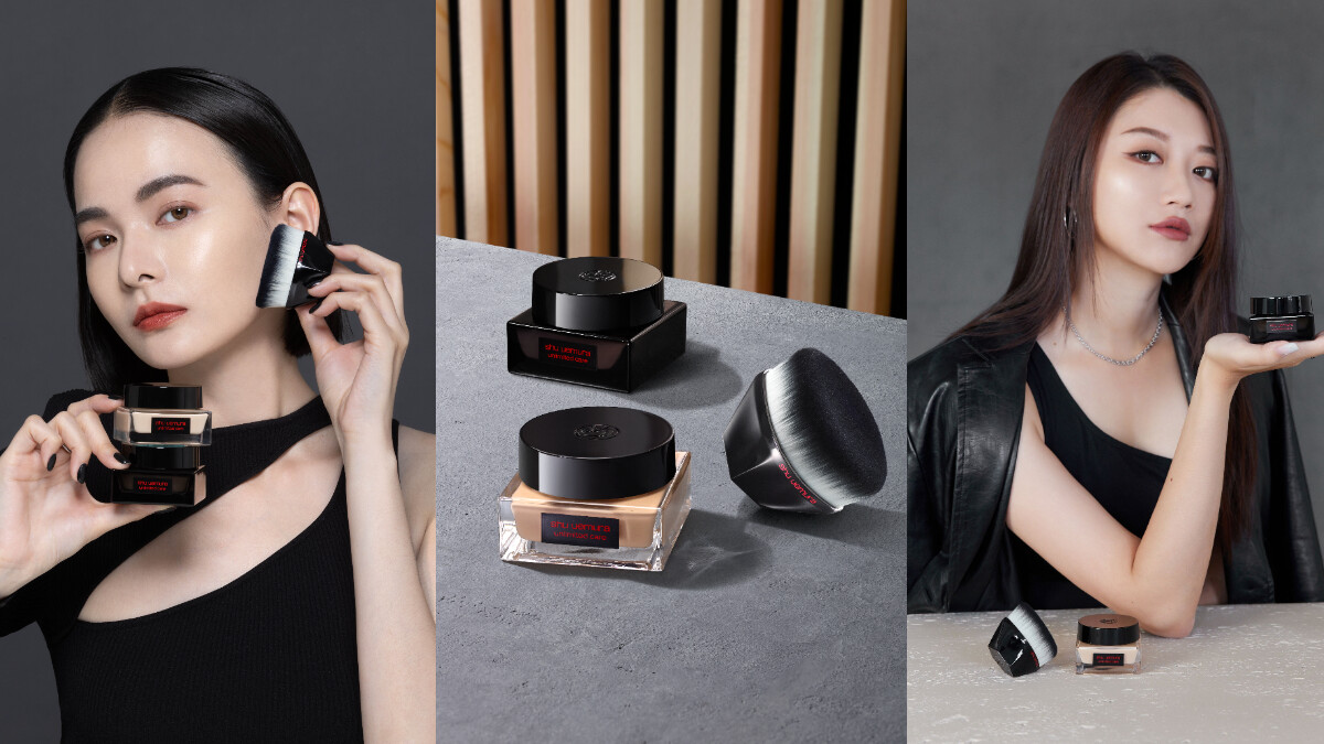 底妝浮粉脫妝終於有解了！植村秀奢養系列再添一位超強戰力！「無極限貼貼麻糬霜」獻上全天候膨嫩潤澤肌，底妝超貼超持久！明星彩妝師親授，秋冬底妝步驟只服他，霸氣馴服髒髒妝！