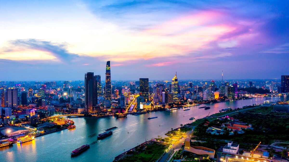 胡志明市城市天際線