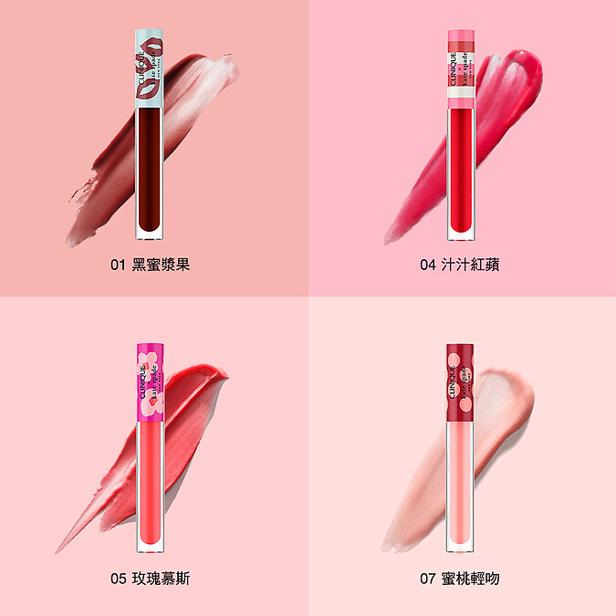 CLINIQUE倩碧啵啵奶霜絲絨潤唇蜜Kate Spade限量聯名版(共4色)3.4ml，NT1,100