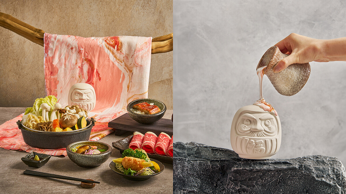 Extension 1 by 橘色推出雙11「光棍限定壽喜鍋」！還有手作達摩可以許願，單身男女快訂位