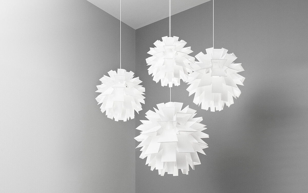 2002年由 Simon Karkov 設計的「Norm69」吊燈。