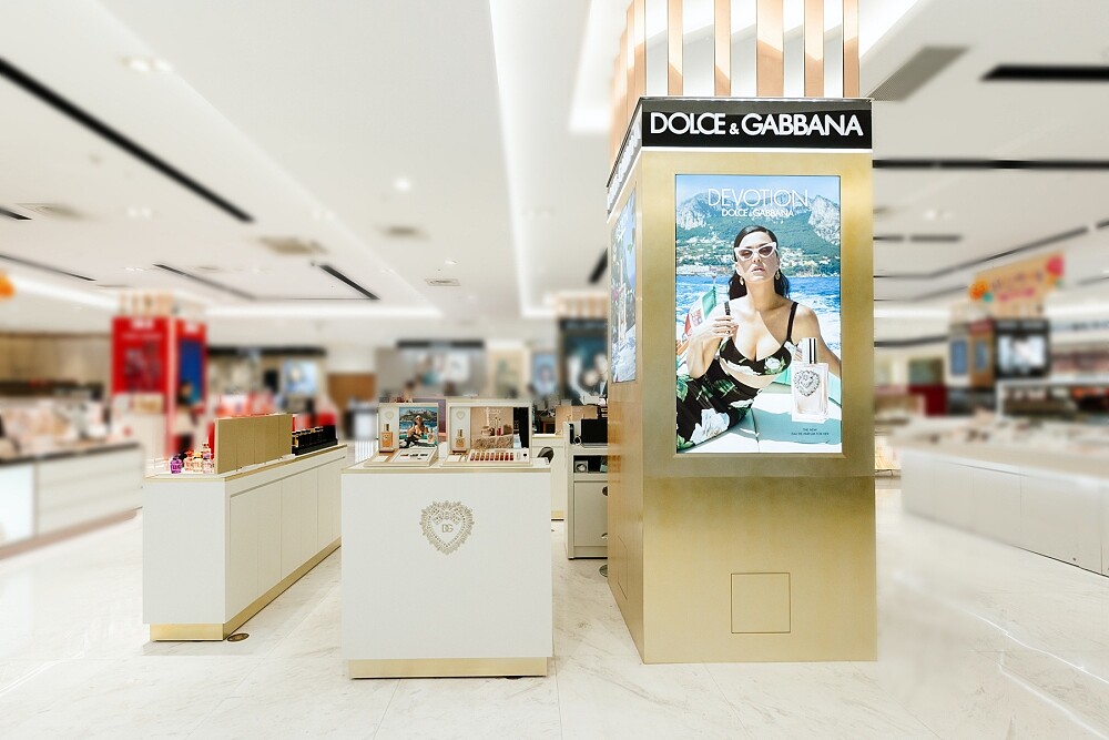 Dolce & Gabbana台北遠東SOGO忠孝館限時摯愛快閃櫃櫃位。