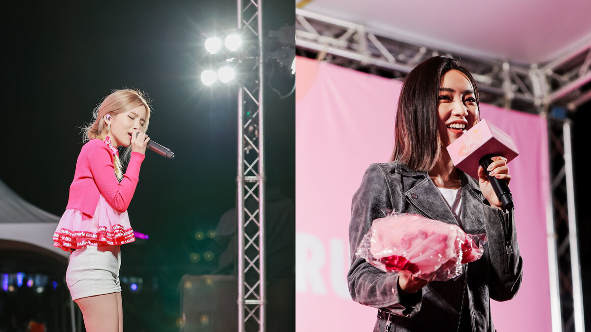 2023《裙襬澎澎 RUN》晚上場演唱會嘉賓Jocelyn 9.4.0.、閻奕格。