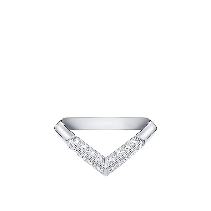 LV DIAMONDS PAV&Eacute; V Pt950鉑金密鑲鑽石戒指$146,000 