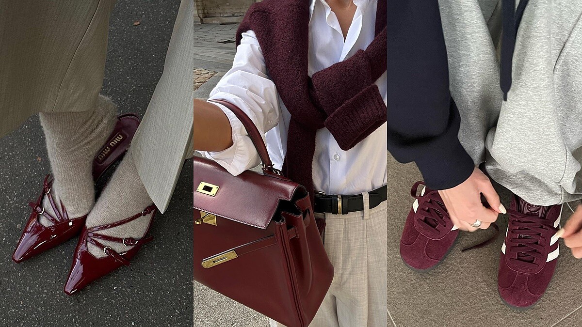 2023秋冬酒紅色10+單品推薦:Miu Miu暗紅高跟鞋絕美! Jacquemus櫻桃紅手袋洗版IG