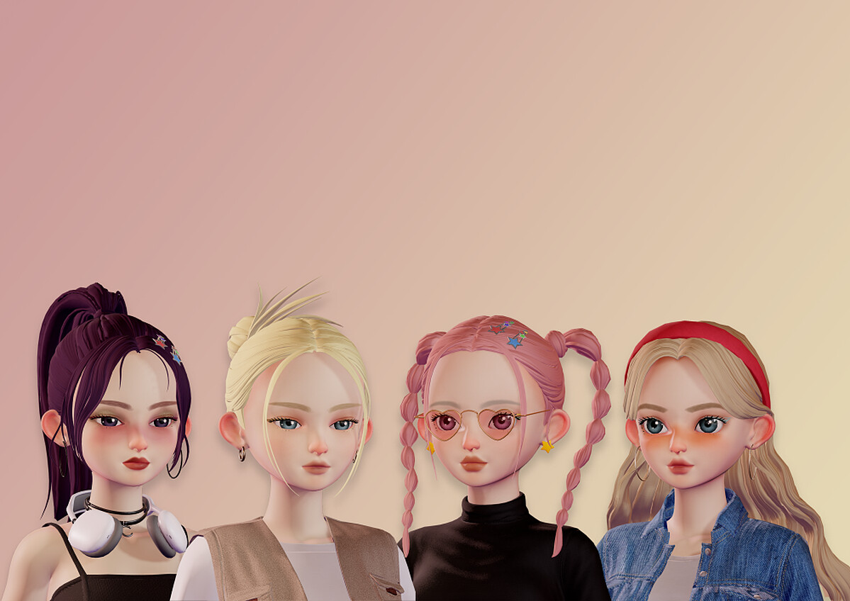 植村秀我的虛擬潮妝shu avatar完成角色。