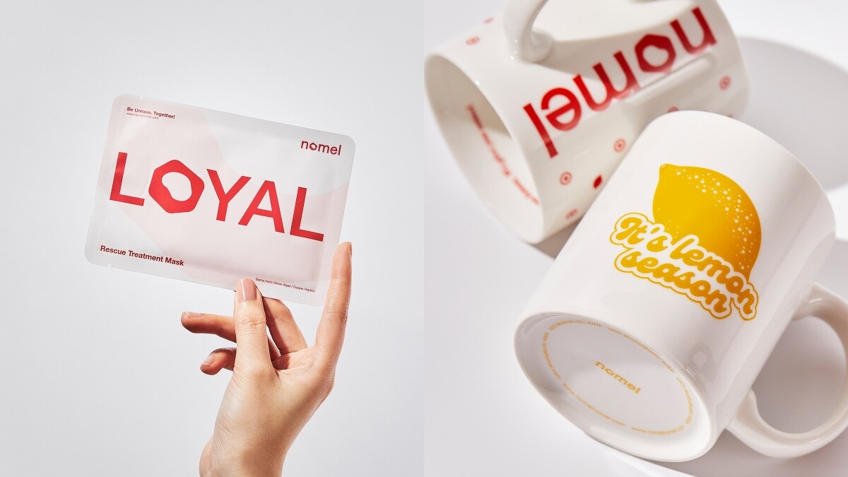 nomel信任．能量修復面膜、nomel Office Hours馬克杯。