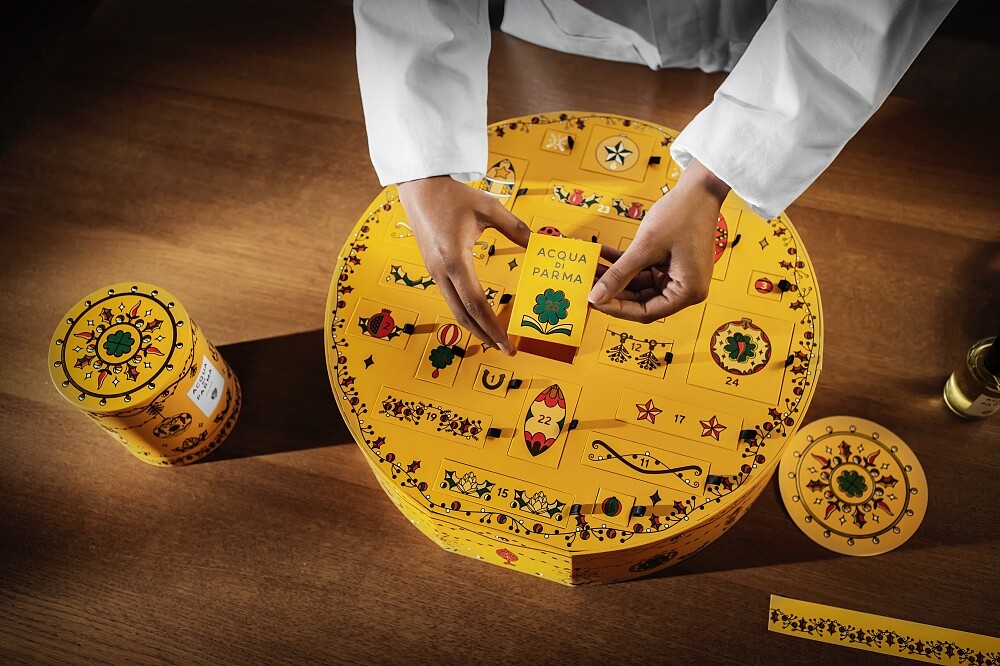 Acqua di Parma聖誕倒數月曆情境。