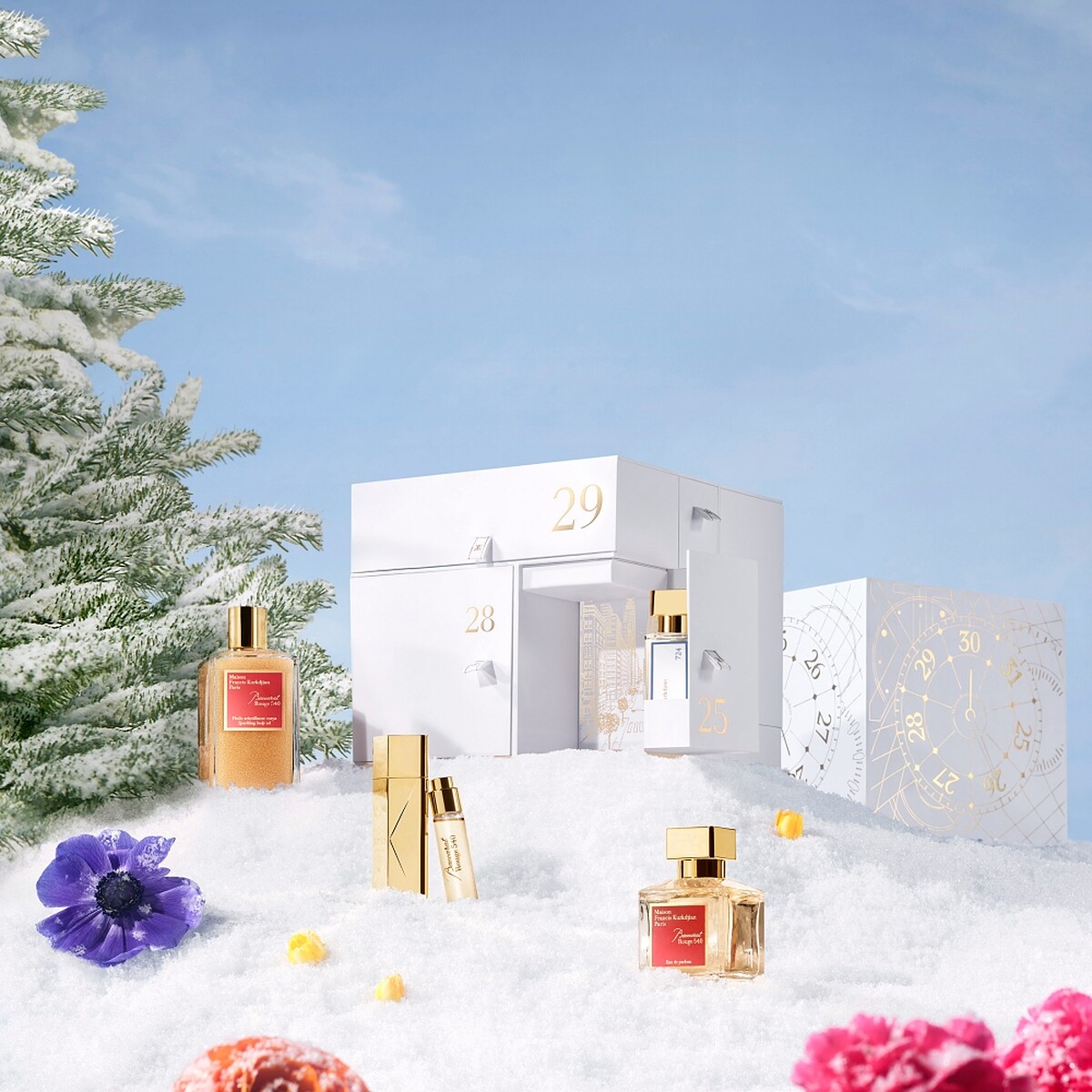 Maison Francis Kurkdjian跨年倒數日曆。