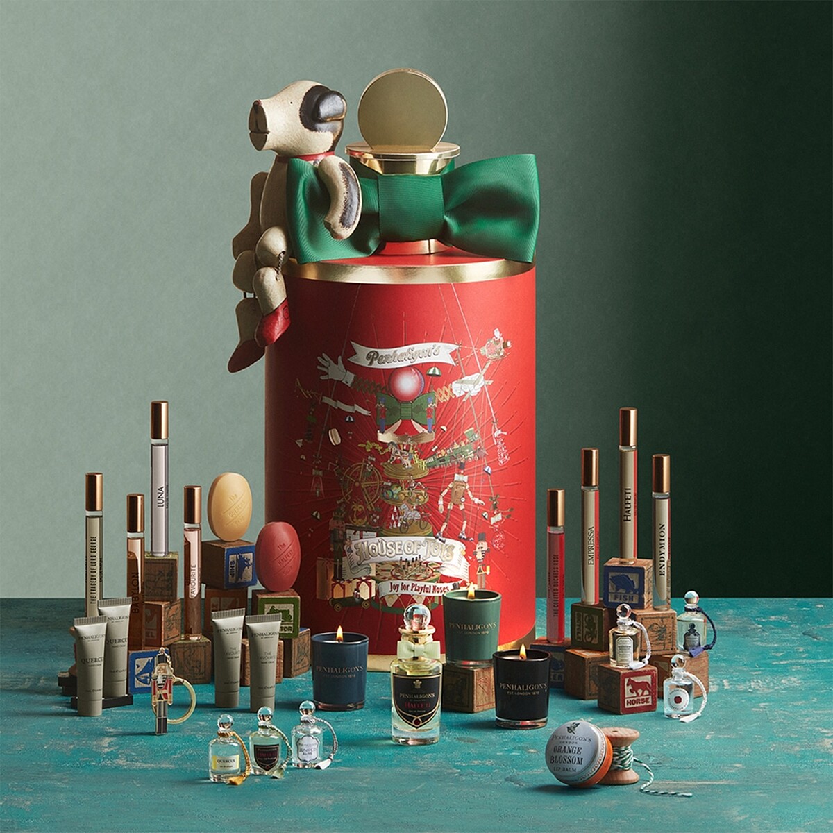 潘海利根PENHALIGON&rsquo;S聖誕倒數日曆情境圖。