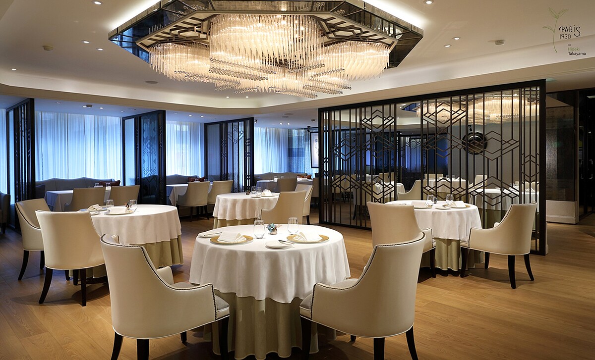 台北 Fine Dining 巴黎廳1930X高山英紀空間。