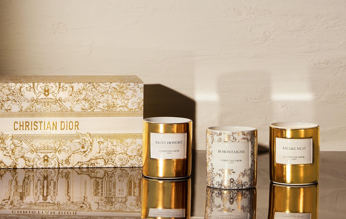 迪奧香氛世家系列-迷你蠟燭典藏禮盒，NT$7,000。