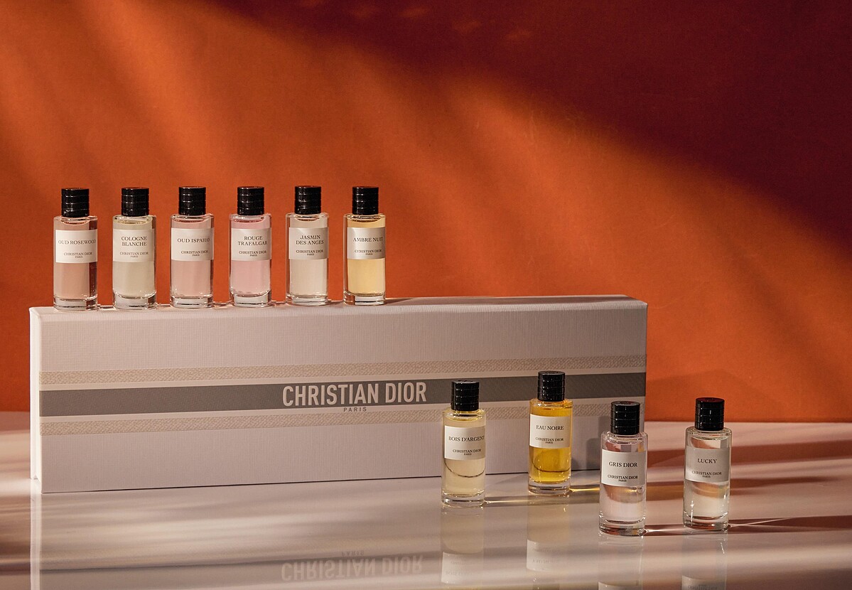 迪奧香氛世家系列-精巧奢華香氛10入禮盒組，NT$8,500。