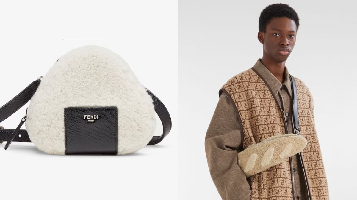 時尚好好吃！Fendi「飯糰包」神還原可愛炸，還有擬真法棍包也超可口