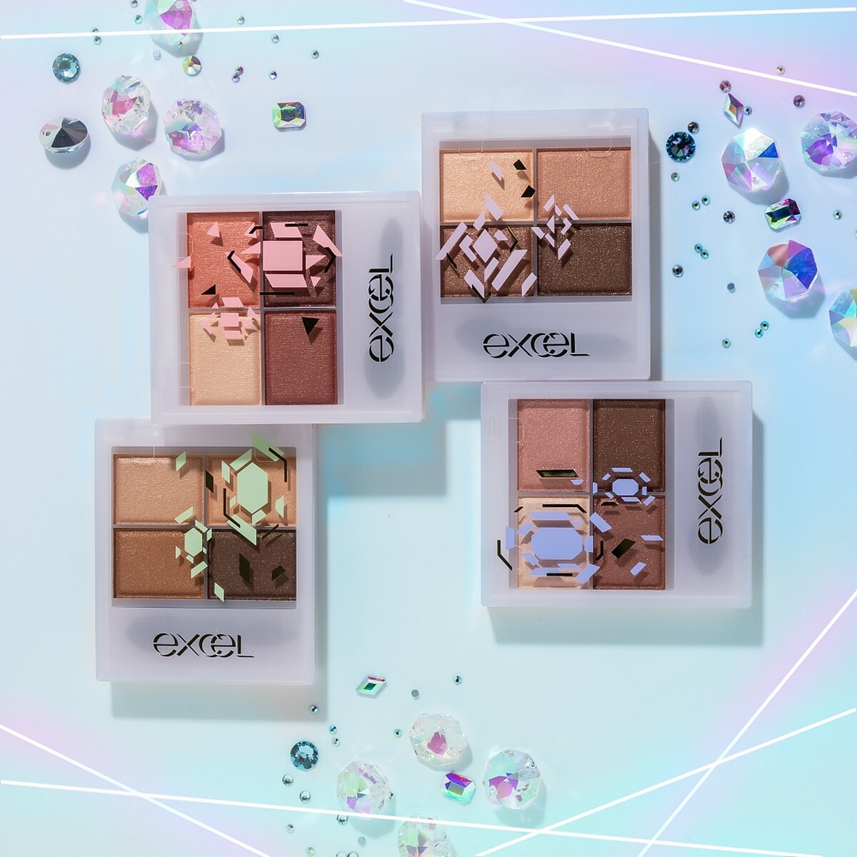 excel裸色深邃眼影摩登騰彩限定版，NT535