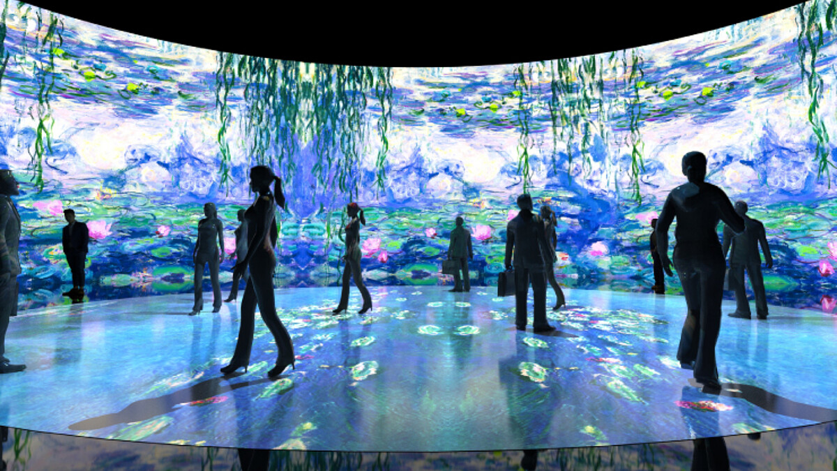 印象派光影藝術展，法國橘園美術館莫內睡蓮全台最大環形投影呈現！華山開展歡慶印象派150週年！