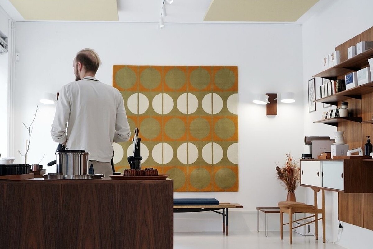 「April Coffee」哥本哈根體驗店空間。