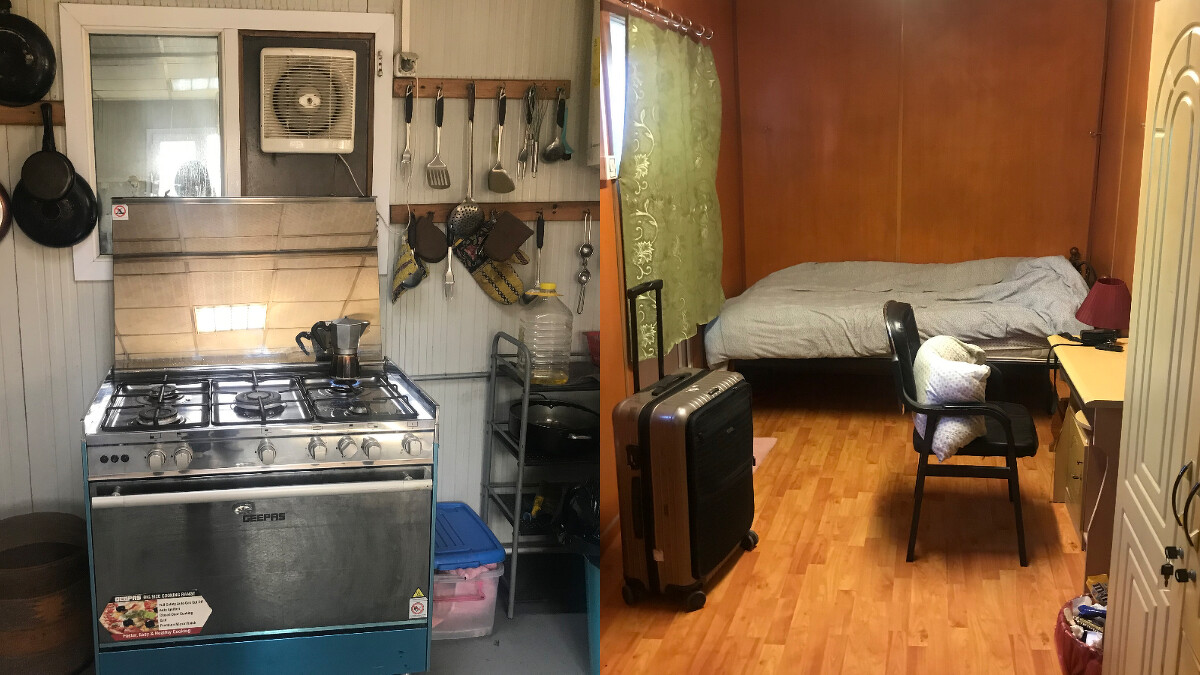 王伊蕾醫師在當地的住宿環境。