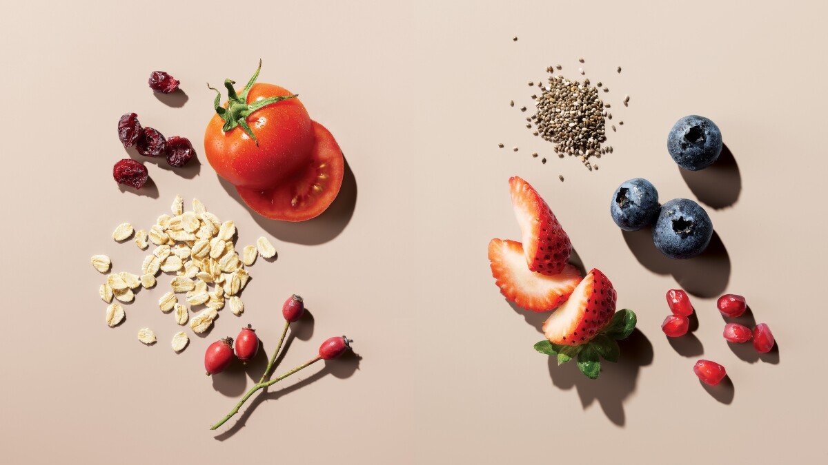 紐西蘭Trilogy專利複合成份，左為「Rosapene&trade;」、右為「Glycablend&trade;」。