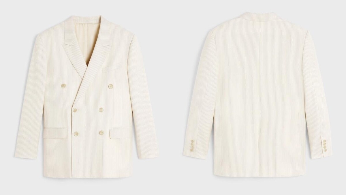 薄條紋羊毛JUDE外套 NT.120,000