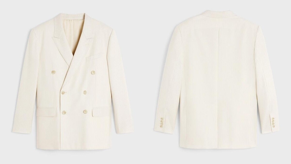 薄條紋羊毛JUDE外套 NT.120,000