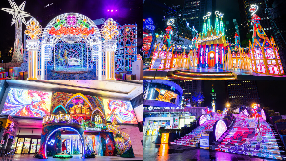 台北統一時代百貨聖誕裝飾