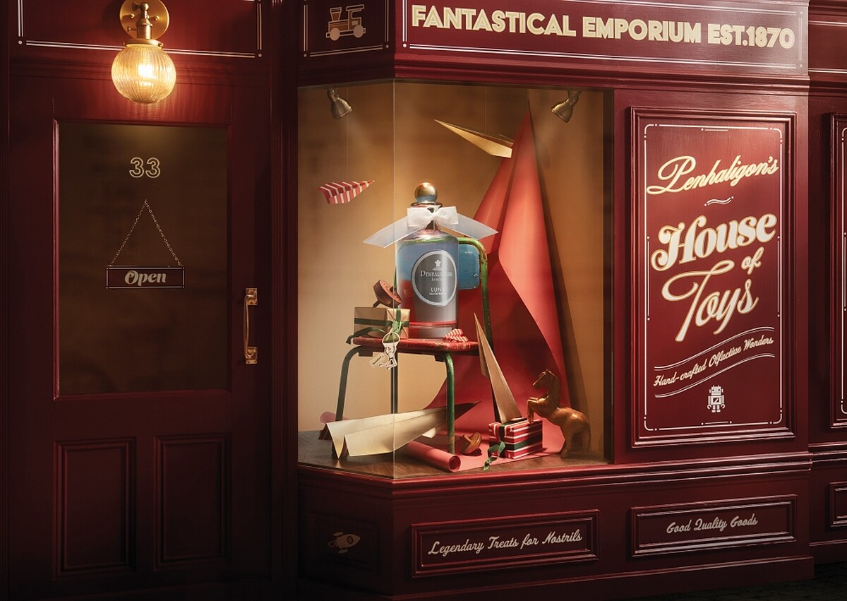 Penhaligon&rsquo;s潘海利根2023聖誕玩具城情境。