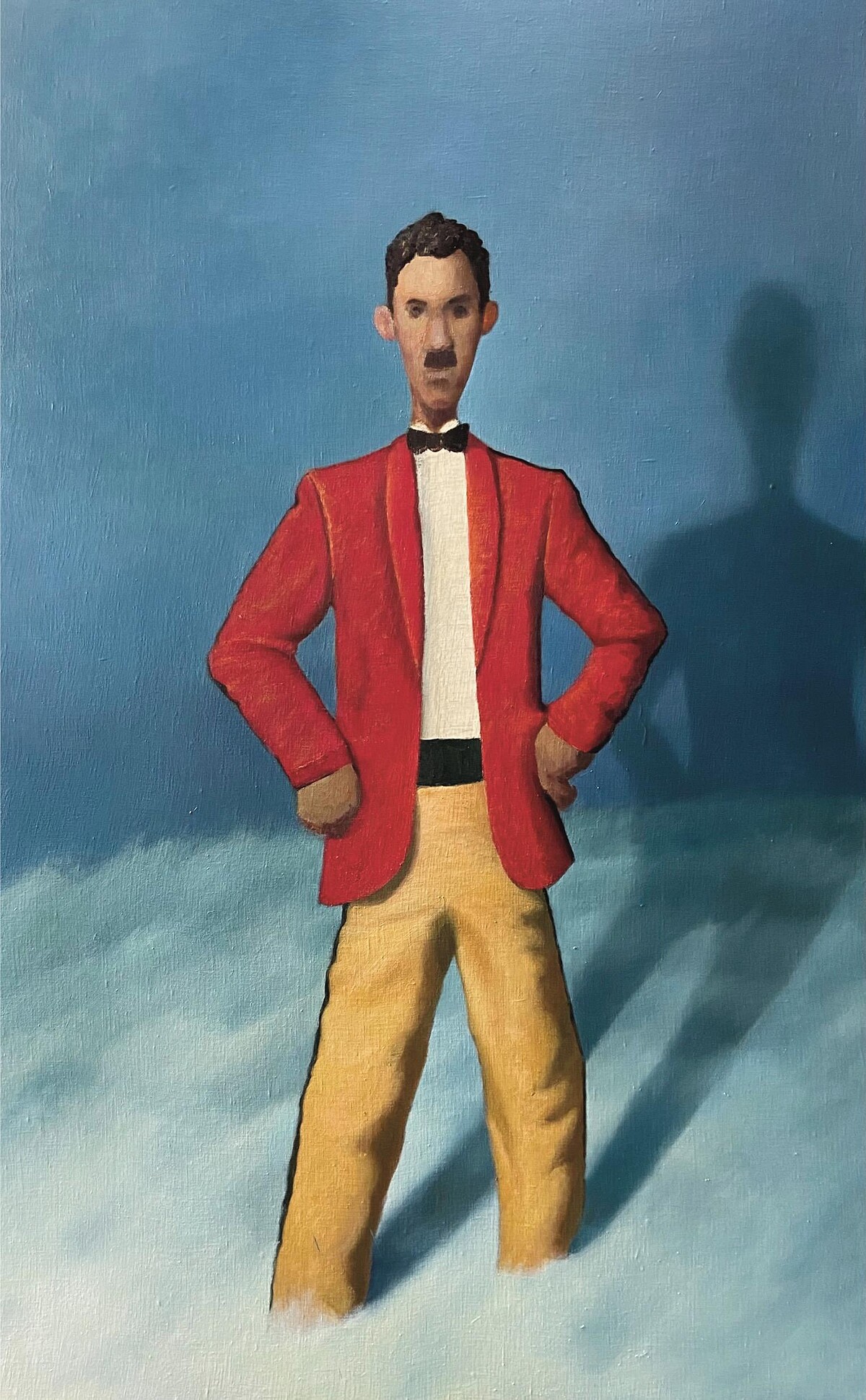 神戸元町歩歩琳堂画廊Munehiro YOSHIMURA 吉村宗浩 Mr. Palomar above the clouds Oil on canvas 147.5 x 92.0 cm 2023