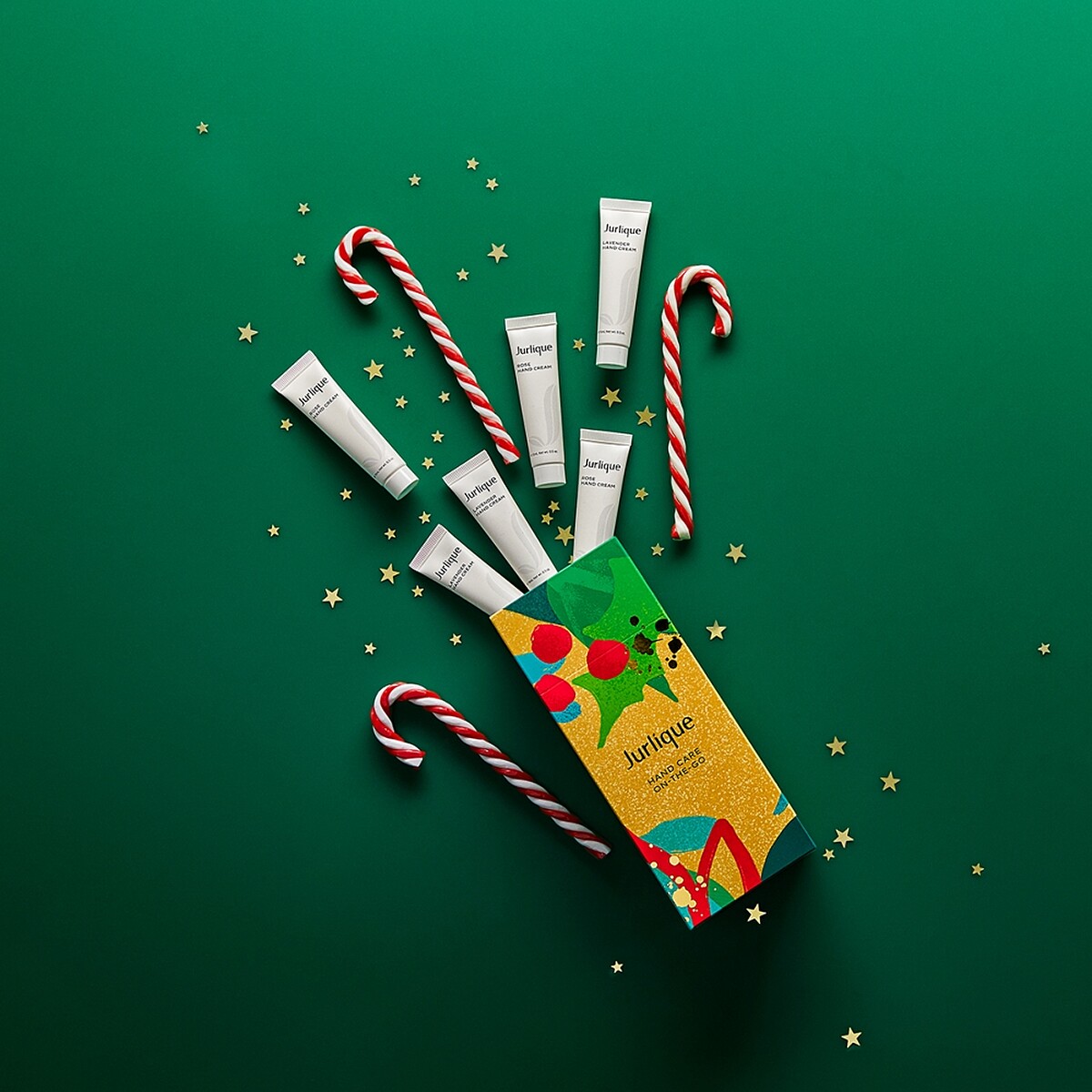 Jurlique 2023隨身護手霜禮盒(玫瑰護手霜15ml*3、薰衣草護手霜15ml*3)，NT1,200