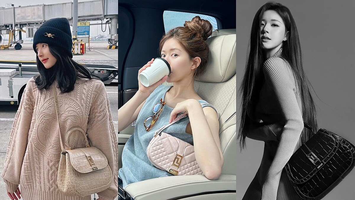 趙露思長髮剪短曬新包！盤點她收藏的5款Versace包，這顆女神包安海瑟薇也在背