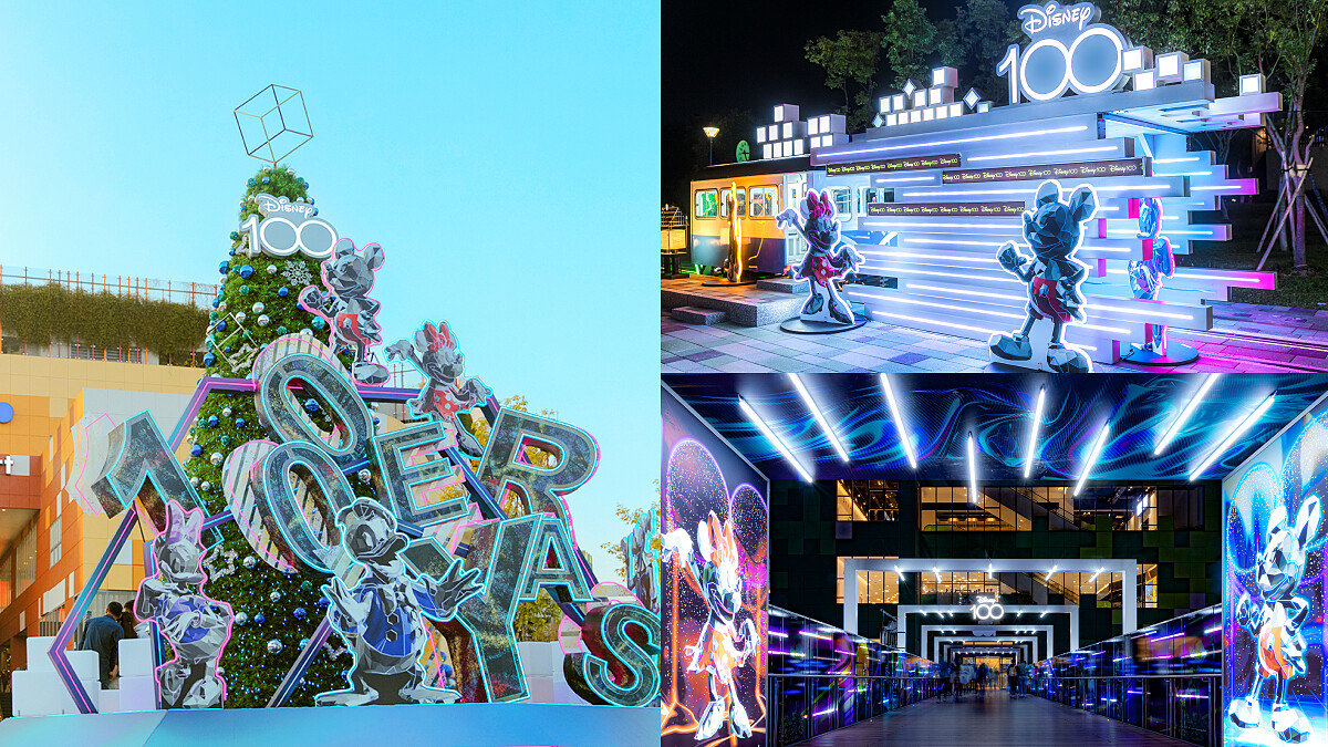 三井Mitsui Shopping Park LaLaport 台中「迪士尼100主題聖誕樹」