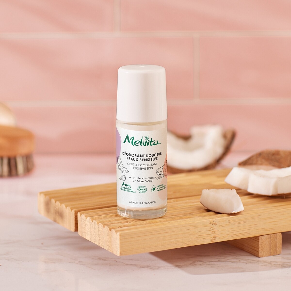 Melvita蜜葳特溫和舒敏體香露50ml，NT880