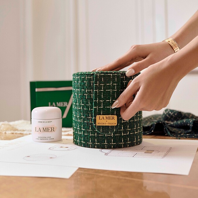 LA MER海洋拉娜在台25週年聯名台灣精品推出紀念化妝箱。
