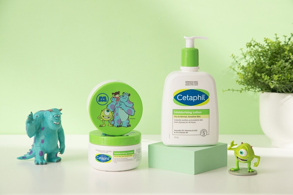 Cetaphil舒特膚聯手迪士尼超人氣皮克斯動畫《怪獸電力公司》。