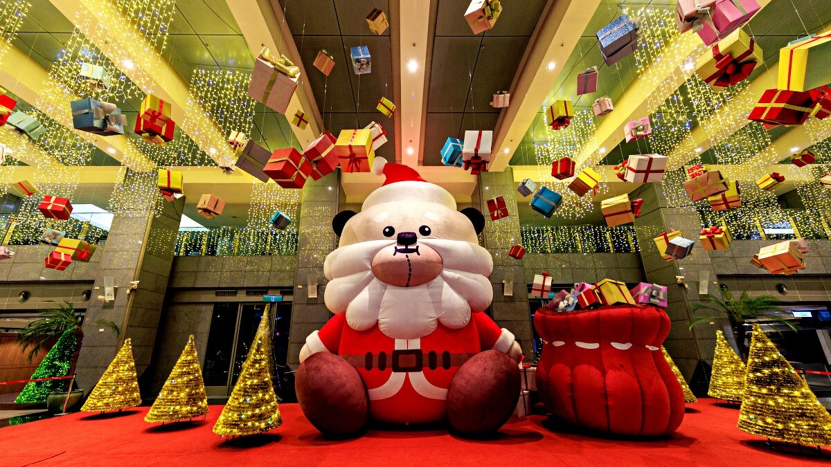 新北板橋市民廣場-耶誕甜蜜派對Sweet Xmas Party燈區：桑塔熊FUN樂園