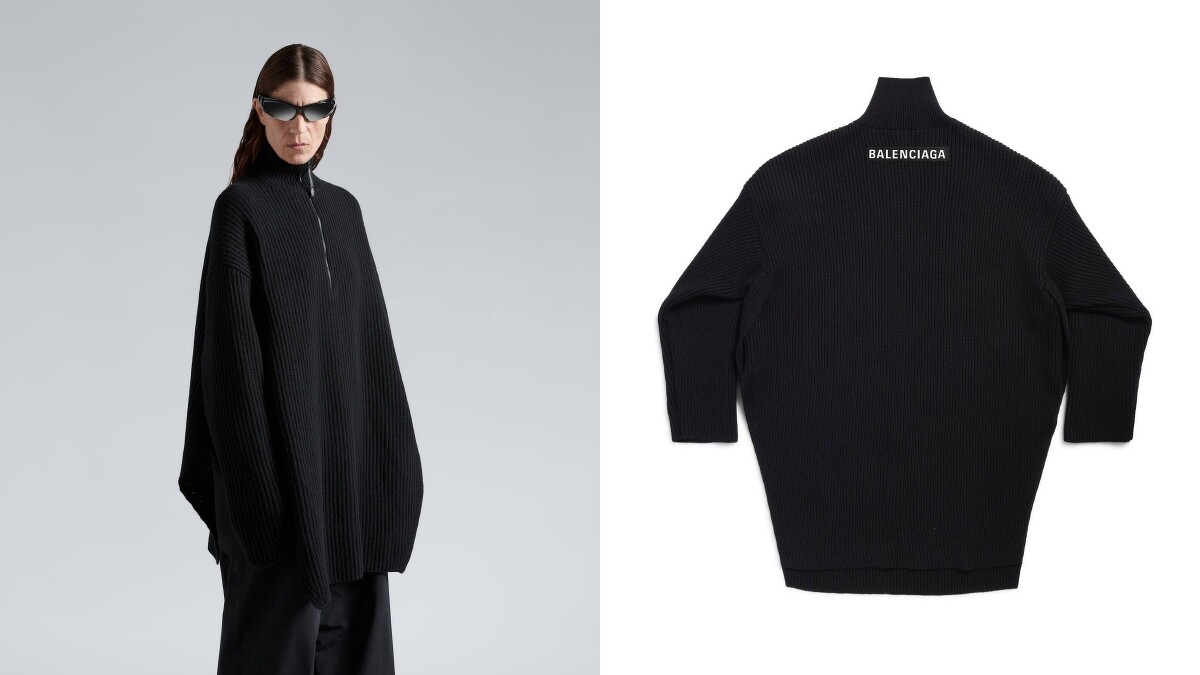 Balenciaga拉鍊高領上衣 NT57,700