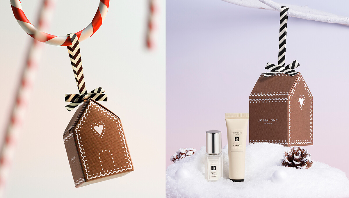 聖誕香氛掛飾 NT$1,400 (內含英國梨與小蒼蘭香水9ml、鼠尾草與海鹽護手霜15ml)