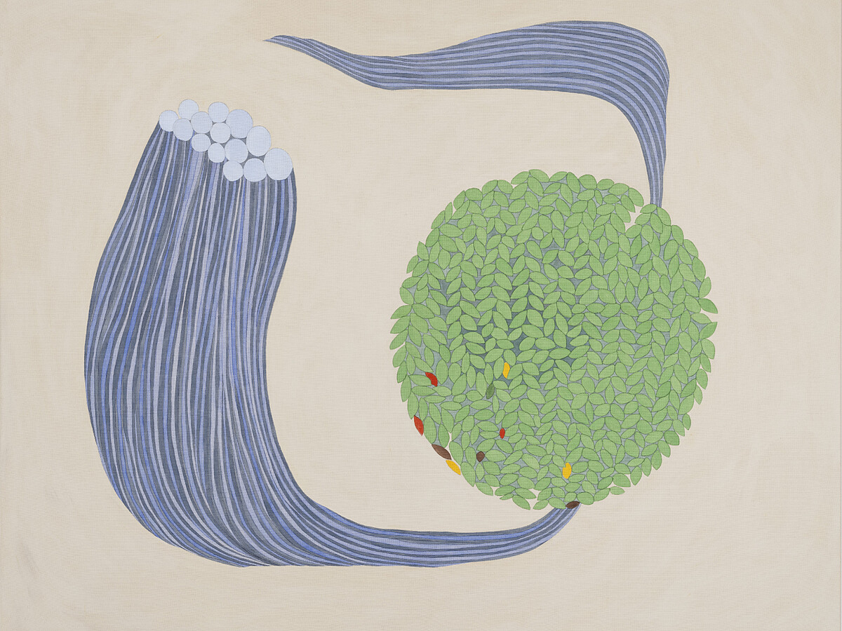 人與植物_2023_120.0 &times; 150.0 cm_壓克力、畫布