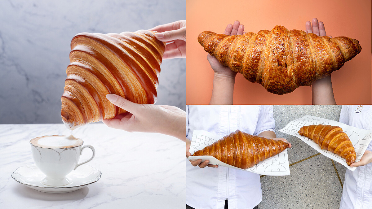 限量供應的美味！4大精品飯店＆烘焙店鋪推「巨無霸可頌」，迷人奶香香味撲鼻