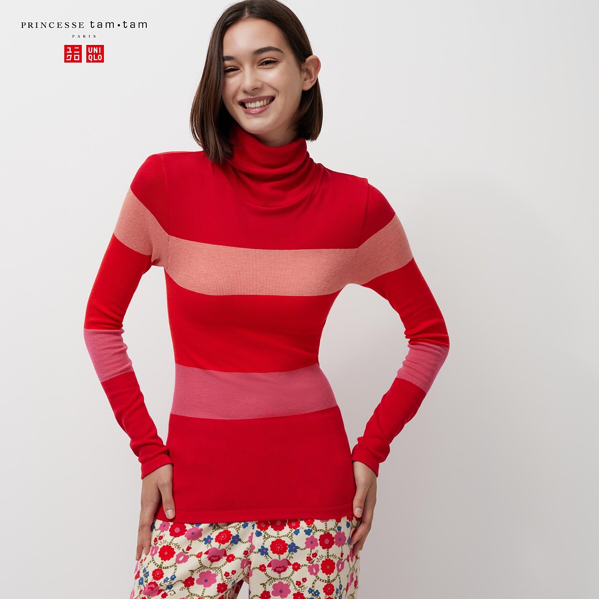 HEATTECH EXTRA WARM極暖無縫羅紋高領T恤,NT$790。