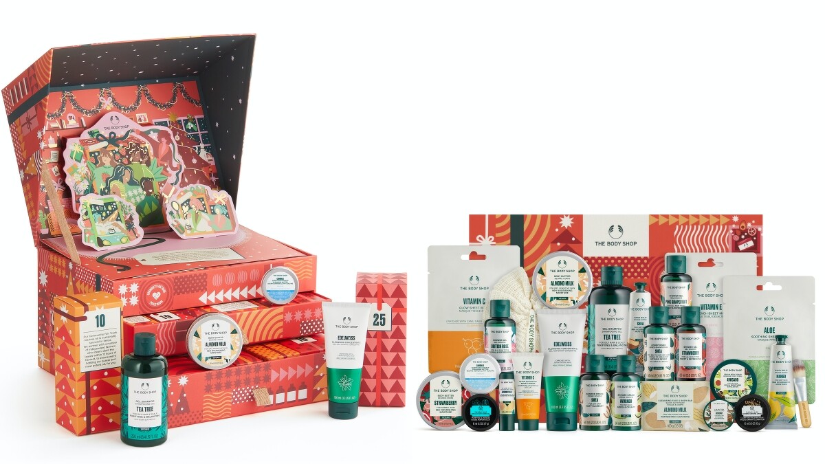 The Body Shop美體小舖聖誕星光倒數月曆活力橙，NT6,880