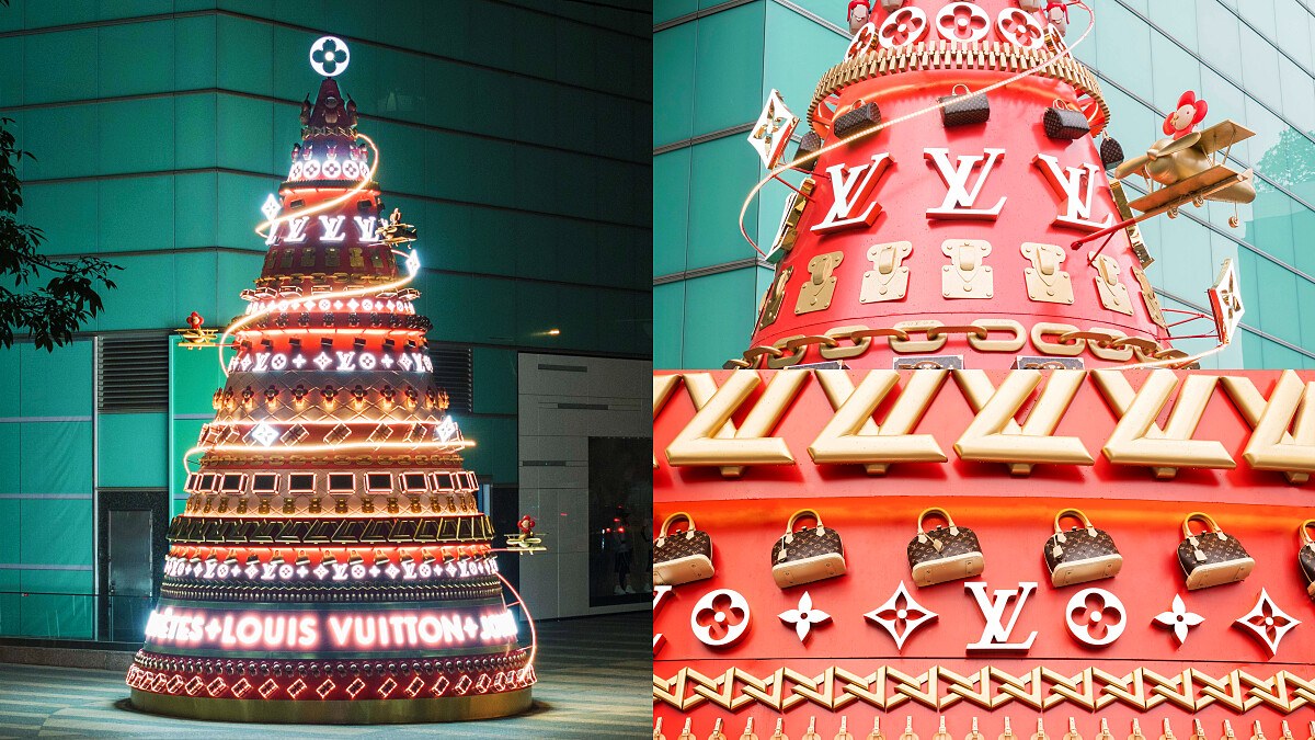 台北SOGO復興店-LV聖誕樹