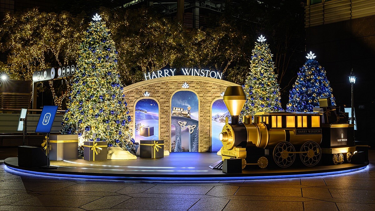 聖誕打卡+2！海瑞溫斯頓「鑽石之王」聖誕快車聖誕樹地點揭曉