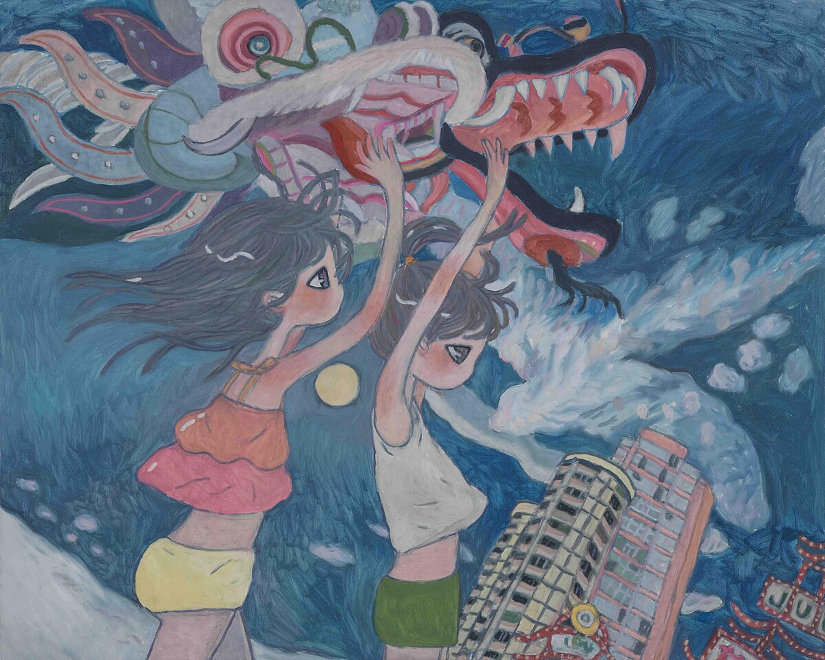 AYA TAKANO_april dragon dance look there are mysterious clouds (Kaikai KikiGallery)